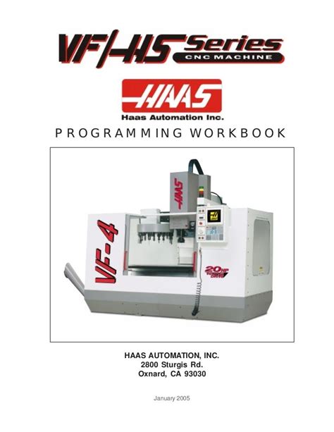 haas cnc milling machine programming workbook|haas 12 mill programming instructions.